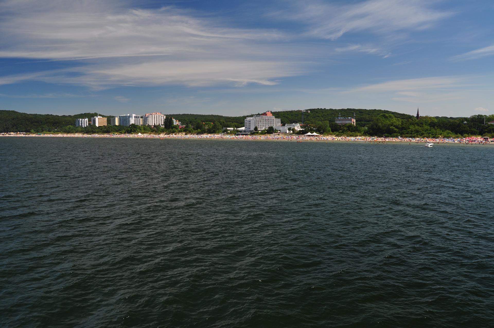 Plaża nudystów koło Międzyzdrojów i Świnoujścia